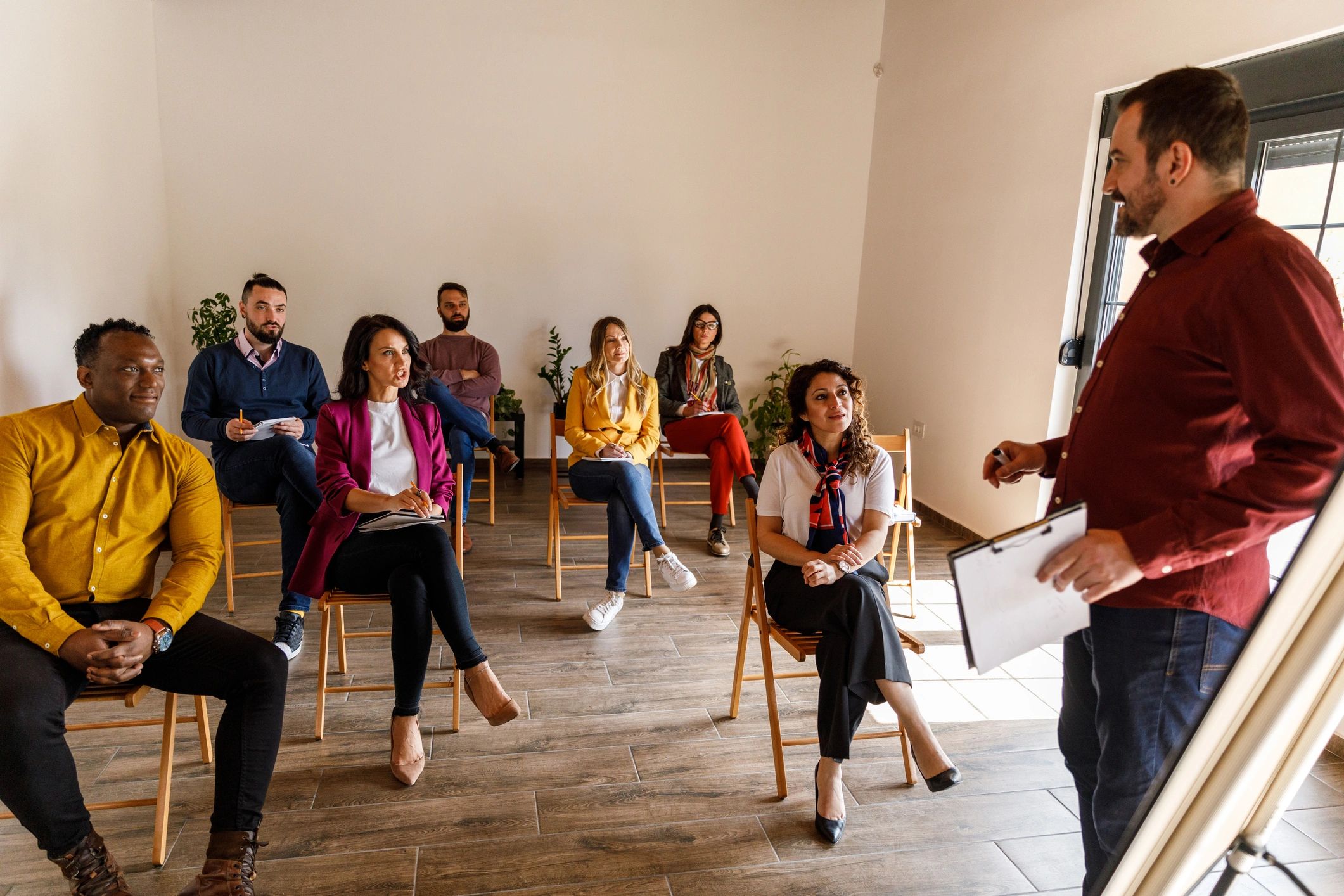 Supportive group counselling environment
