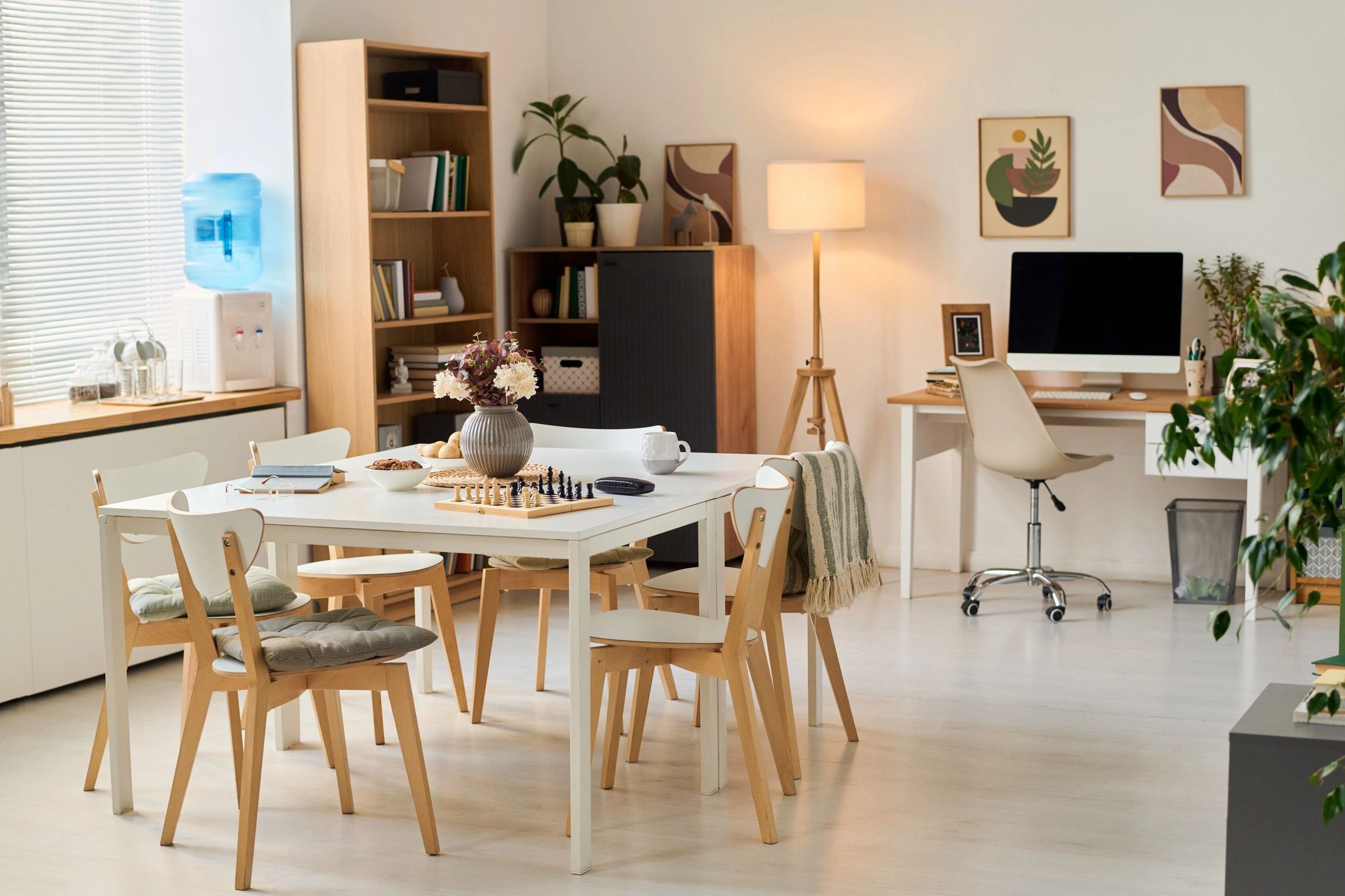 Calm and welcoming wellness interior