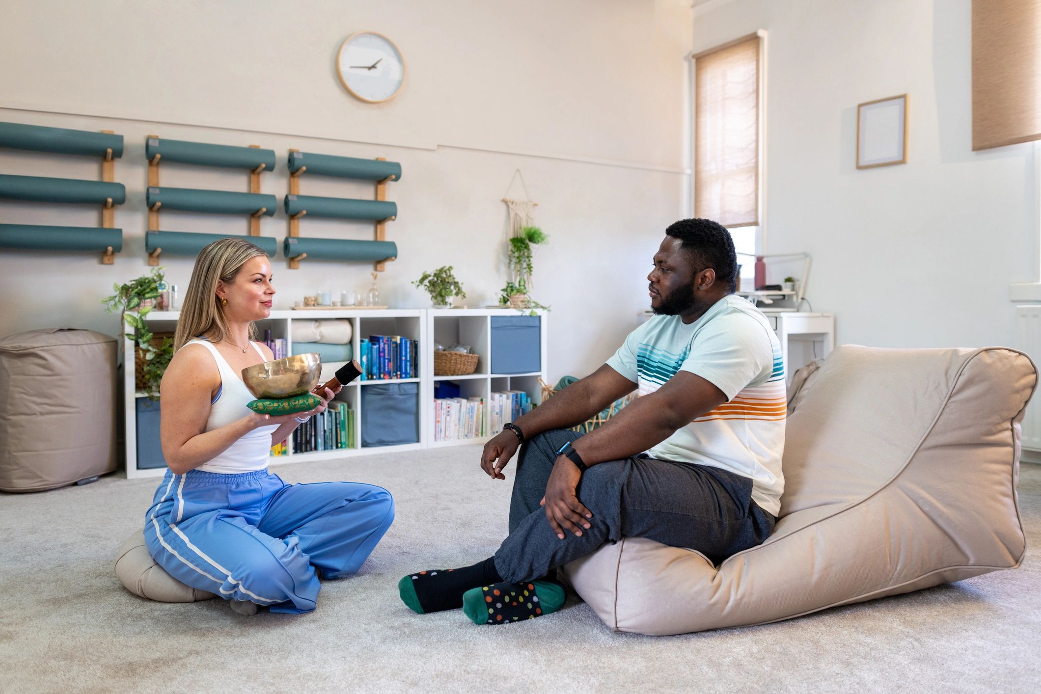 Calming wellness support session